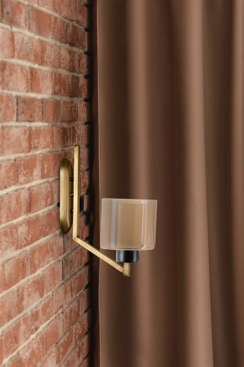 Llambë muri Opviq, ngjyrë ari dhe krem, Ruby - 8504-1AP