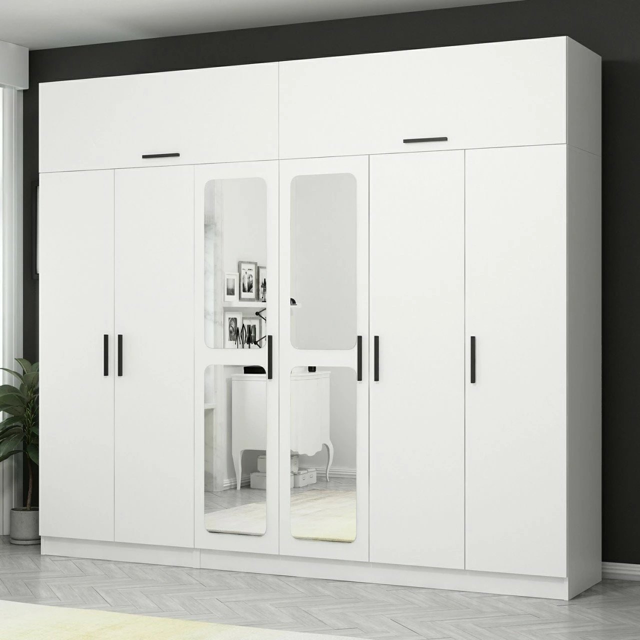 Dollap Skye Decor, i bardhë, 3942