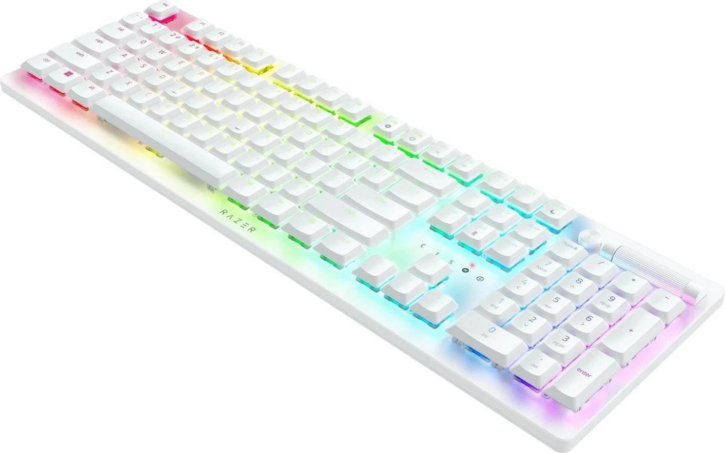 Tastierë Razer DeathStalker V2 Pro, Purple Switch, White, US