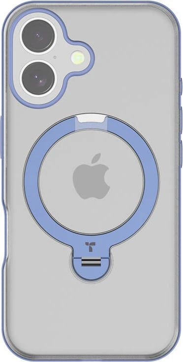 Mbështjellës Torras Ostand Spin për iPhone 16, kaltër