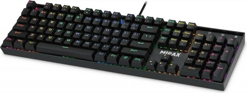 Tastierë mekanike Defender MIRAX GK-352, RGB, me kabllo, e zezë