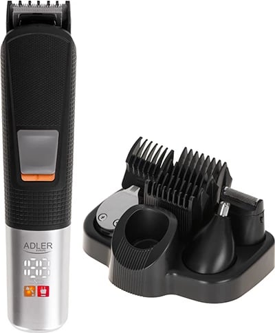 Set grooming 5 në 1, Adler AD 2943, LED, 2 shpejtësi, bazë karikimi, USB-C