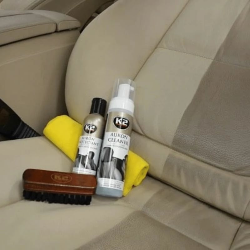 Pastrues dhe mbrojtës i lëkurës Leather Clean & Care Set Auron K2