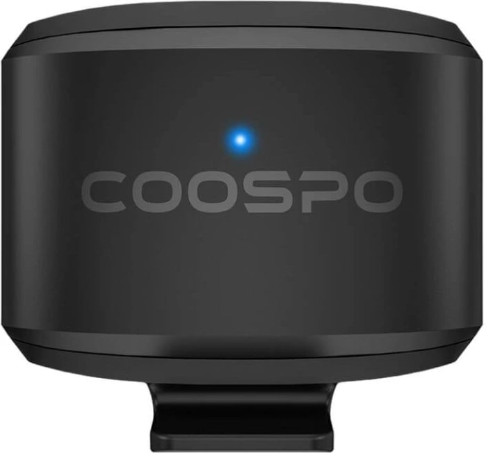 Sensor shpejtësie Coospo BK9S për biçikletë, Bluetooth 5.0 & ANT+, i zi