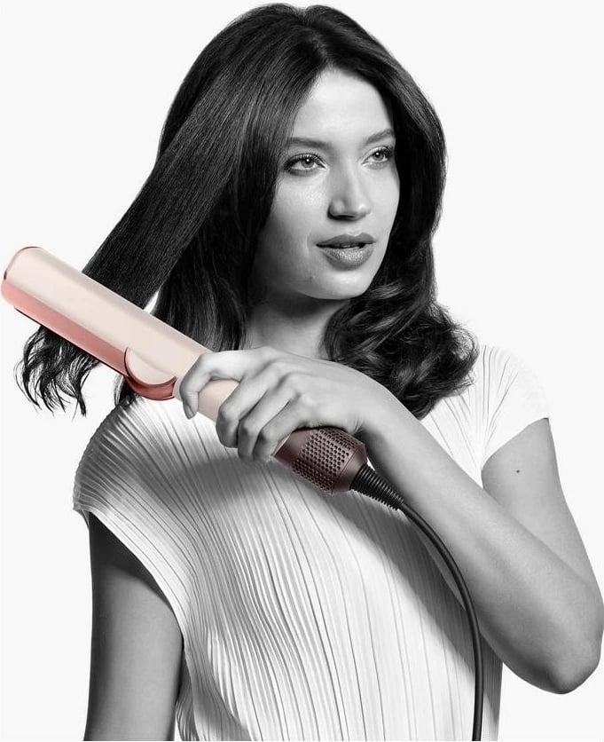 Drejtues flokësh Dyson Airstrait, pastel pink/rose gold