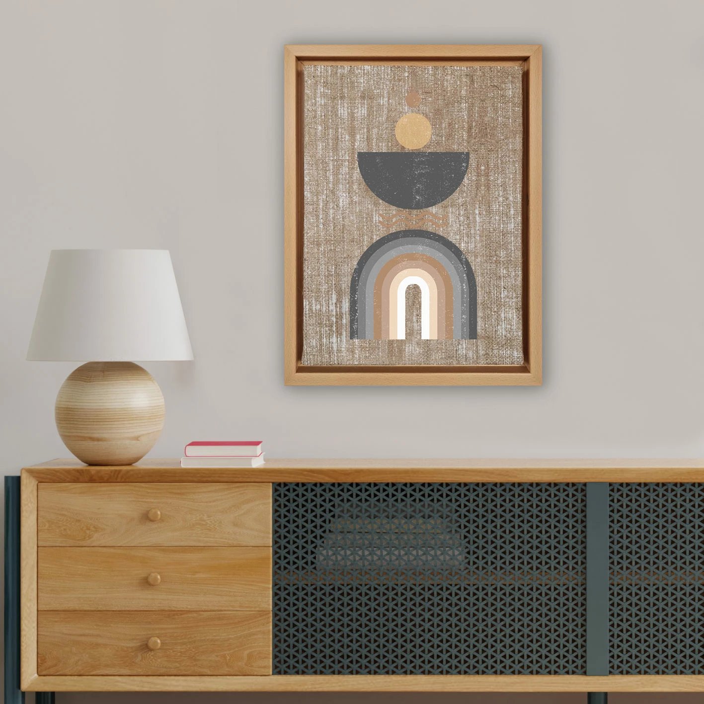 Pikturë dekorative në kanavacë, shumëngjyrëshe, Wallity, LNJ21804047877 - 96136, 96x136cm