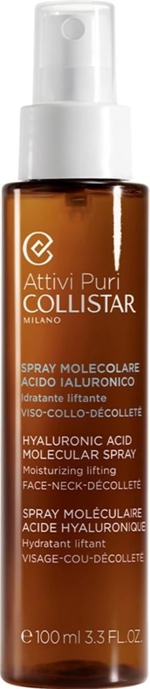 Spray për fytyrë Collistar Pure Active Molecular Spray me Acid Hialuronik për femra, 100ml