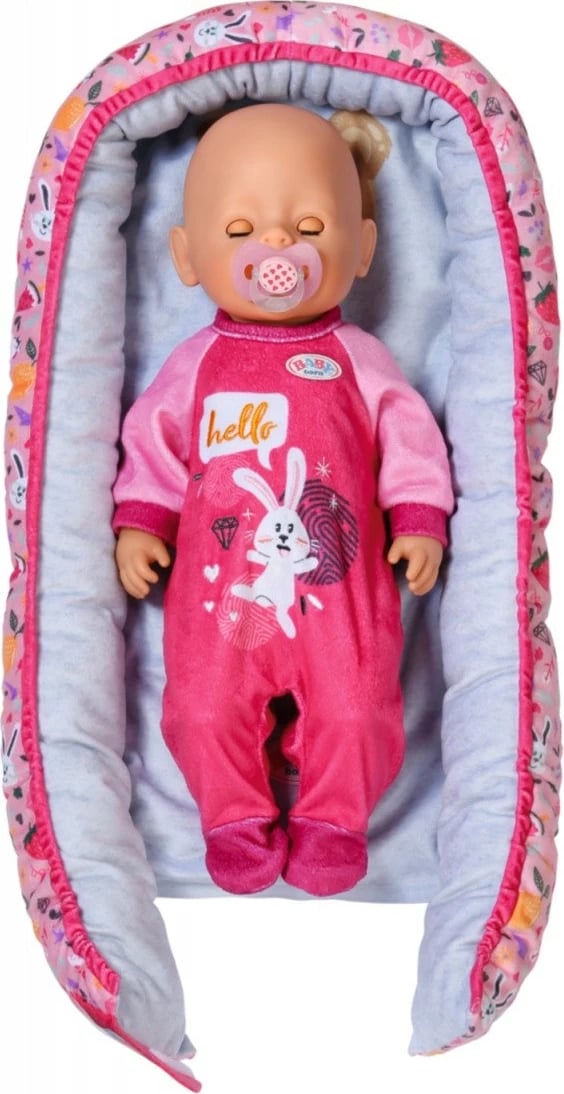 Djep udhëtimi për kukull, Baby Born, 835821-116724, material tekstili, për fëmijë 3+, shumëngjyrësh