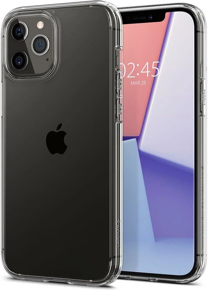 Mbështjellës Spigen Ultra Hybrid për iPhone 12 Pro Max, Transparent