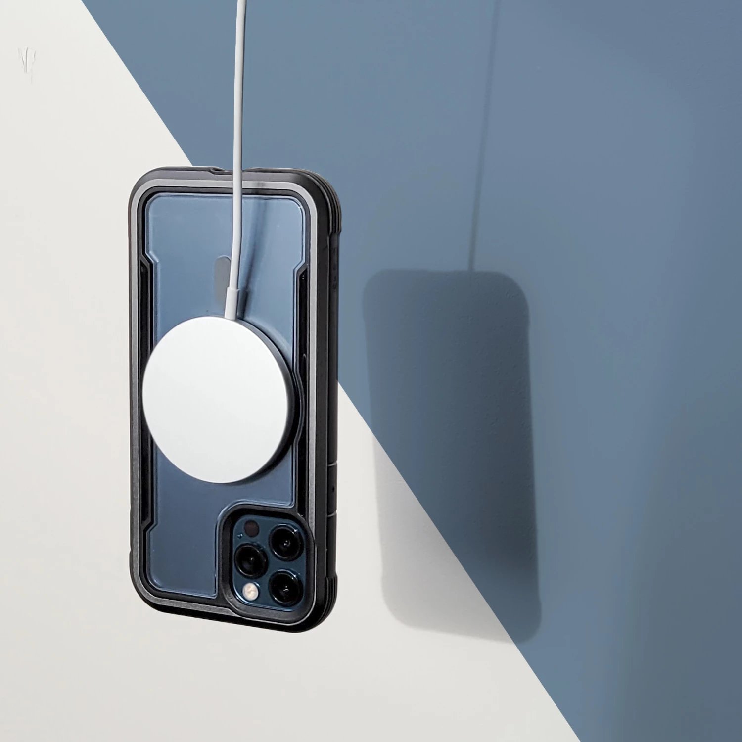 Mbështjellës Raptic X-Doria Secure built për iPhone 14, me MagSafe, i gjelbër