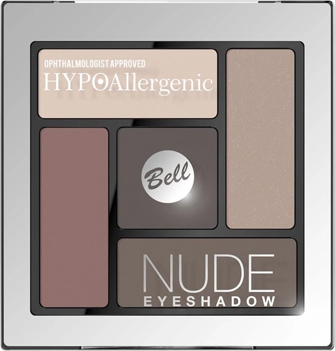 Paletë hije për sy Bell HypoAllergenic Nude Eyeshadow 01 për femra, 5g