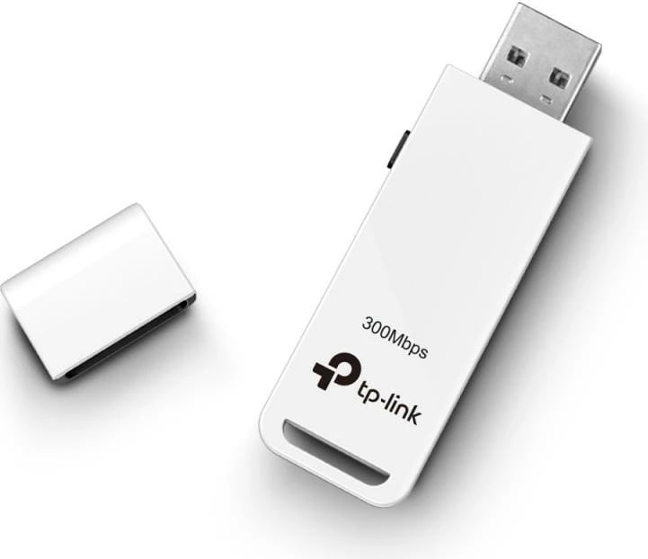 adapter Wi‑Fi USB TP-Link TL-WN821N 300 Mbps WPS bardh e zi