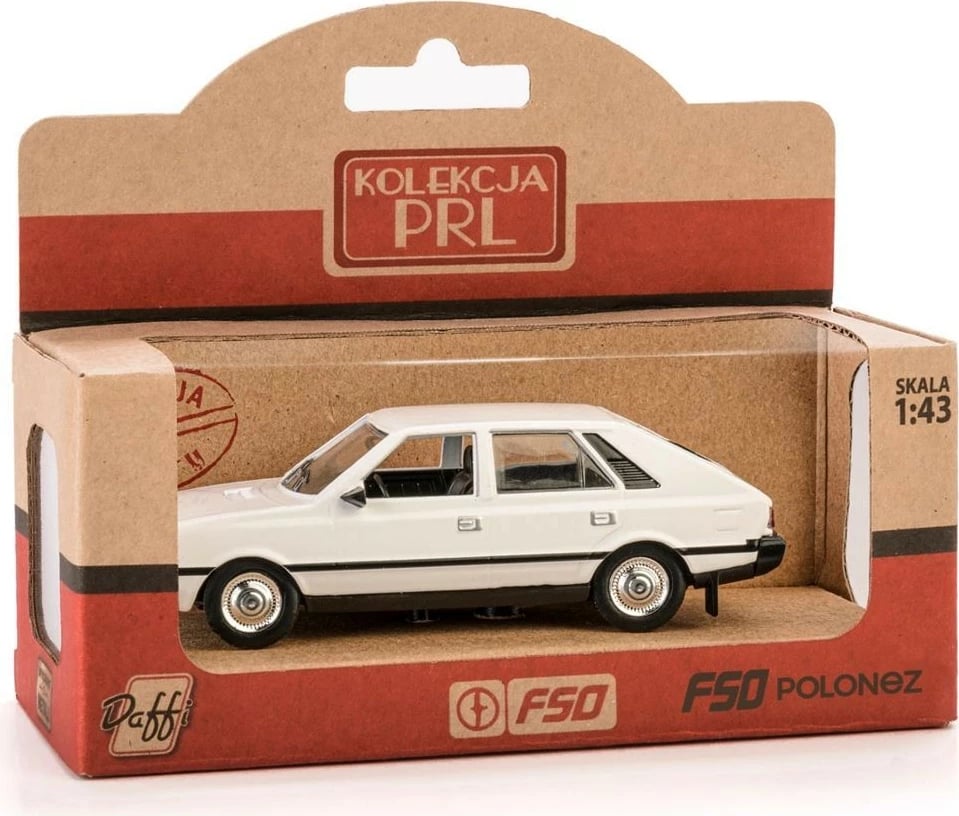 Makine lodër Daffi FSO Polonez K-579, 1:43, e bardhë