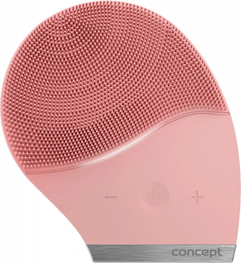 Brushë fytyre elektrike Concept Sonivibe SK9102, 12 intensitete, silikon, rozë