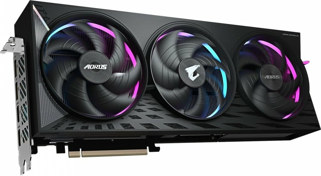 Kartelë grafike Gigabyte Radeon RX 9070 XT AORUS ELITE, 16GB GDDR6, 256-bit, 3 ventilatorë, e zezë