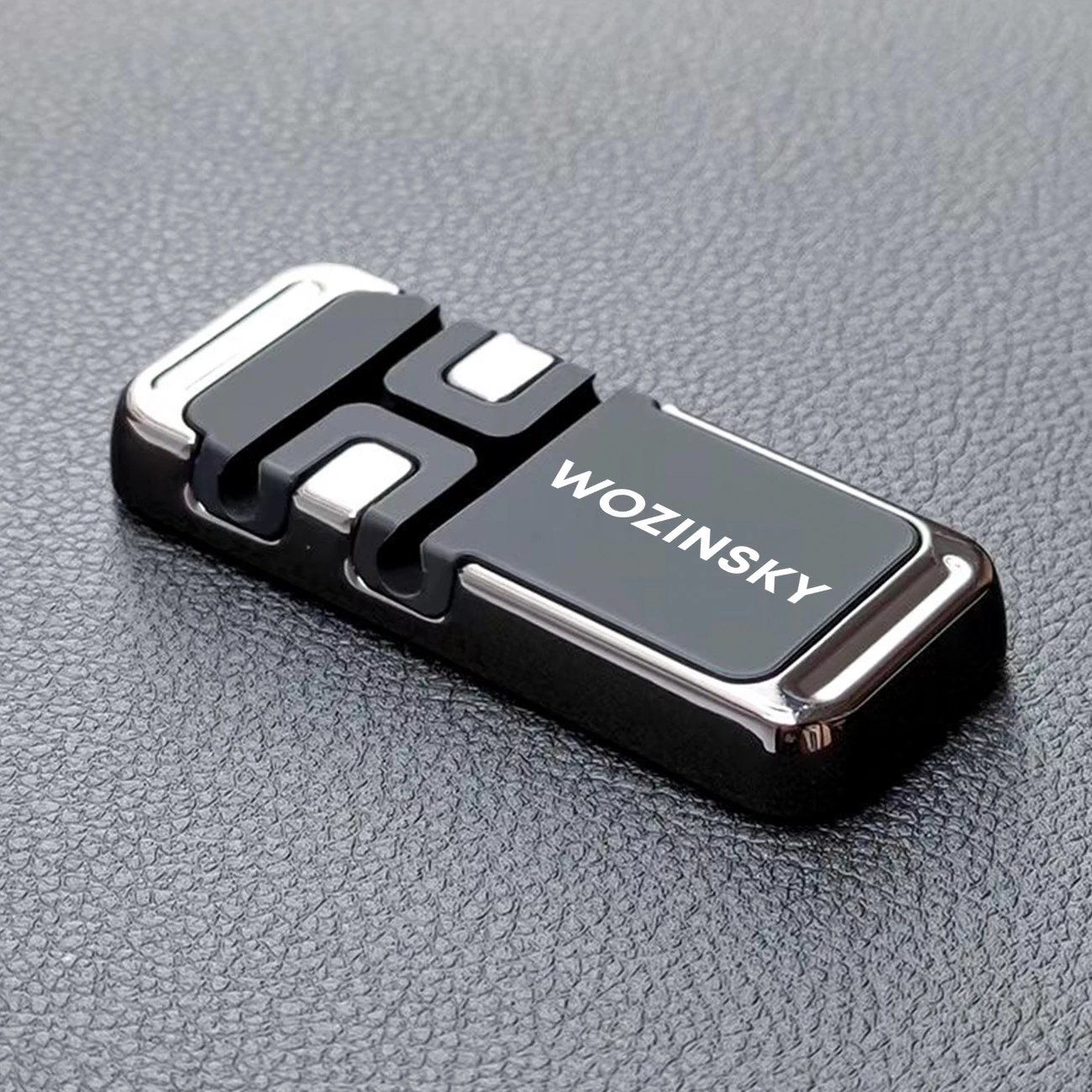 Mbajtës magnetik për telefon Wozinsky WMCDO-B1 me organizues kabllosh, i zi
