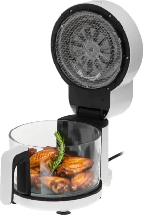 friteze ajri Adler AD 6316 3L halogjen 80–200°C 8 programe LED touch 1400W, e bardhë