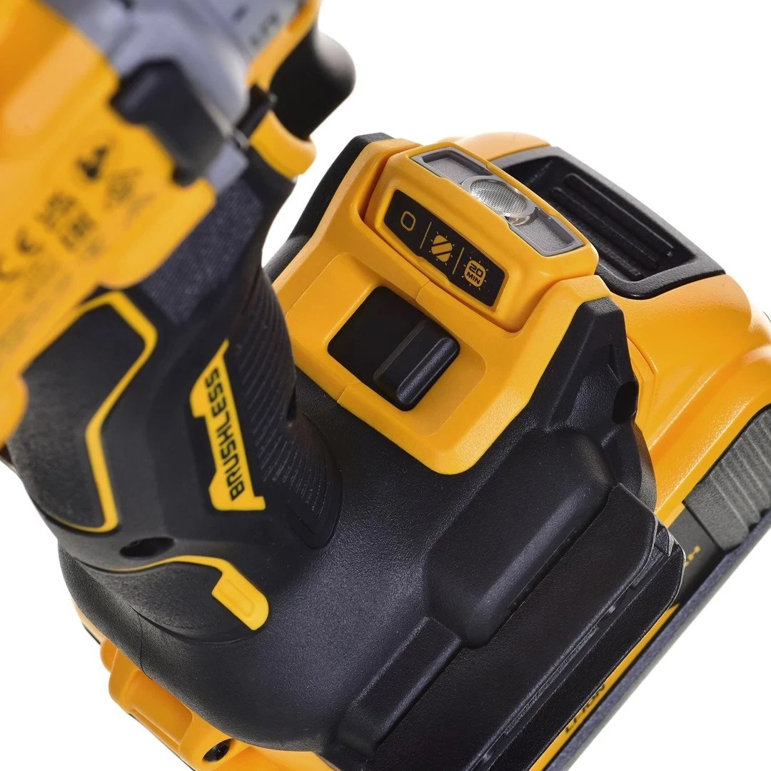 Makineri DeWalt DCD800E1T, 18V XR, 1x1.7AH, Verdhë