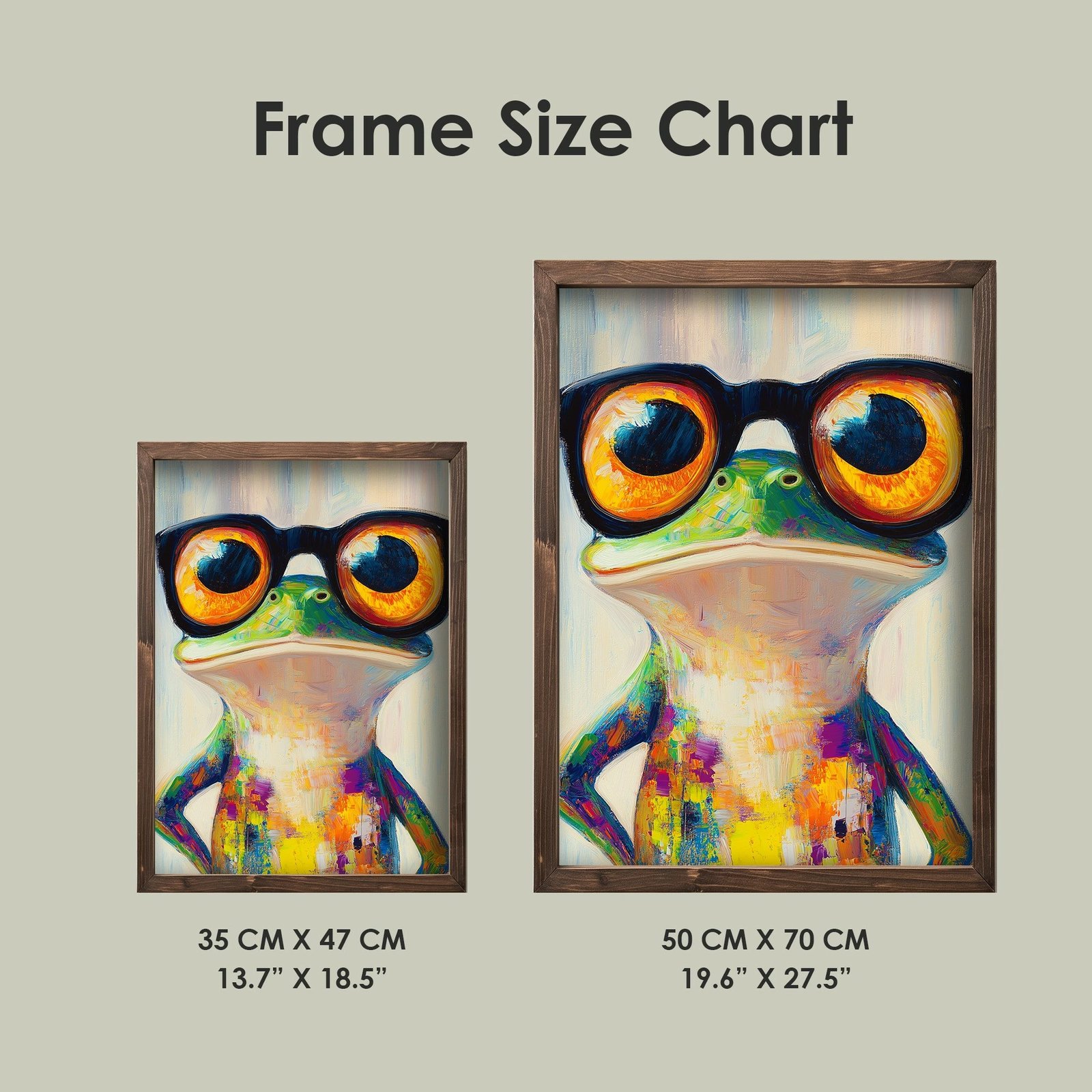 Pikturë dekorative me kornizë MDF, Wallity, TUN019-XL, shumëngjyrëshe, 50x70x3.5cm