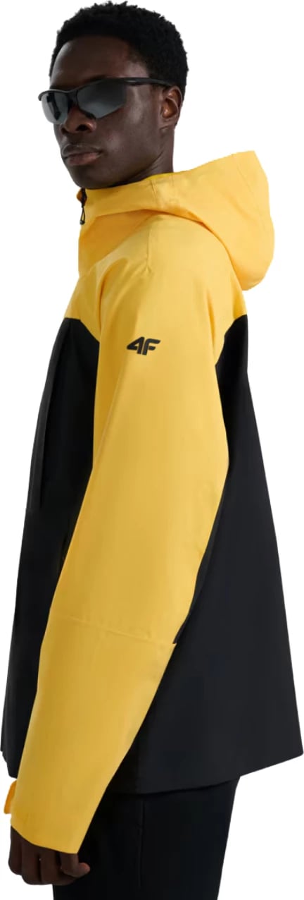 Jakne trekking për meshkuj 4F, e verdhë