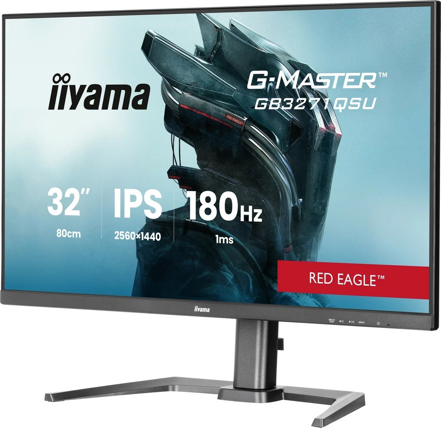 Monitor iiyama G-Master GB3271QSU-B2, 31.5 inch, QHD, 180Hz, IPS, i zi