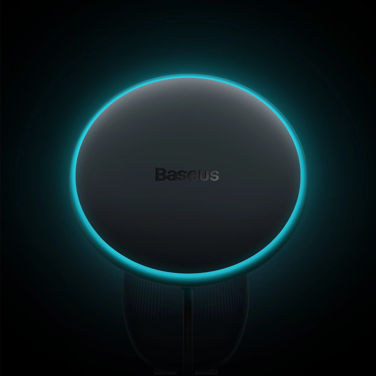 Mbajtës magnetik Baseus CW01 për iPhone, karikues wireless 15W, për grilë ventilimi, i zi