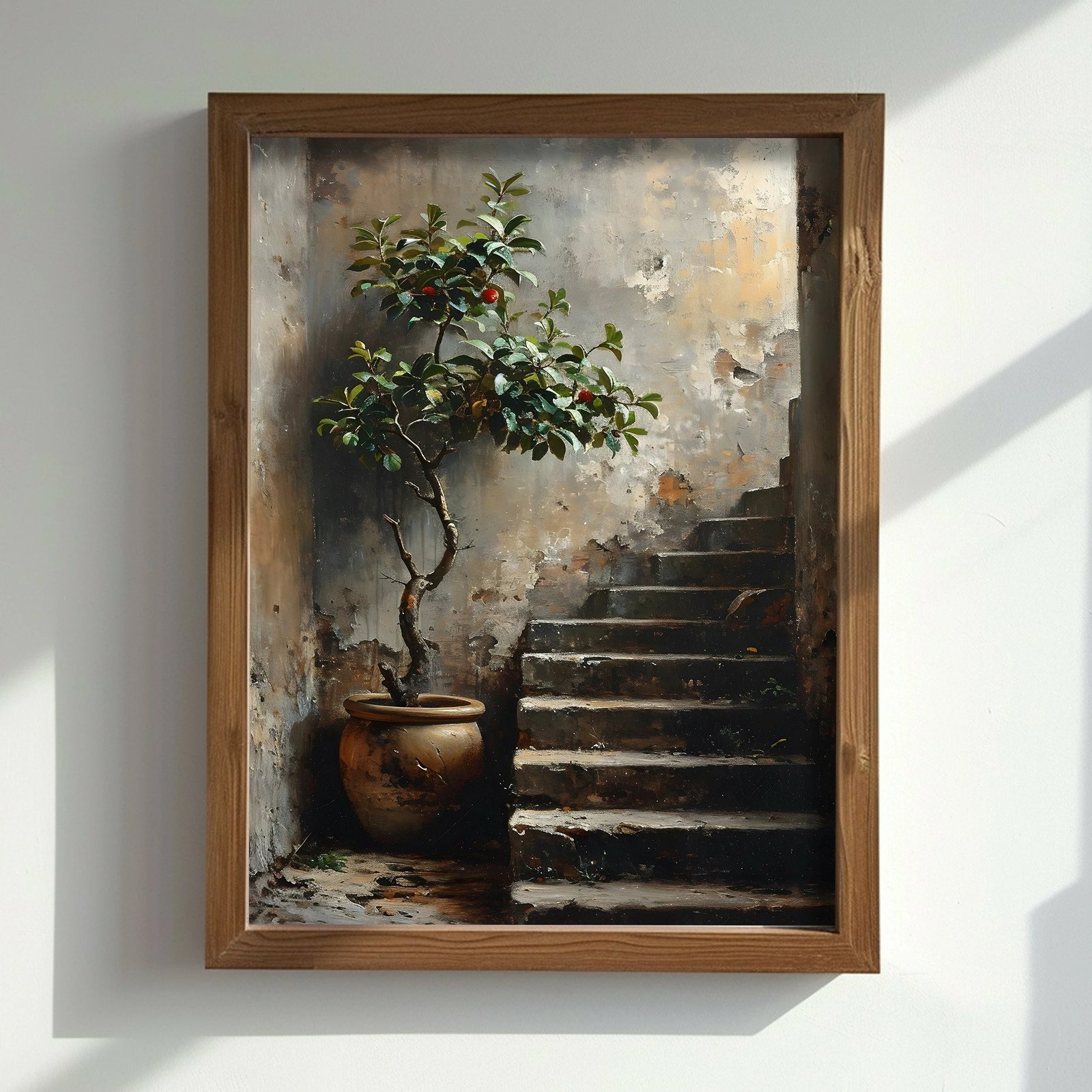 Pikturë dekorative me kornizë MDF, shumëngjyrëshe, AI141