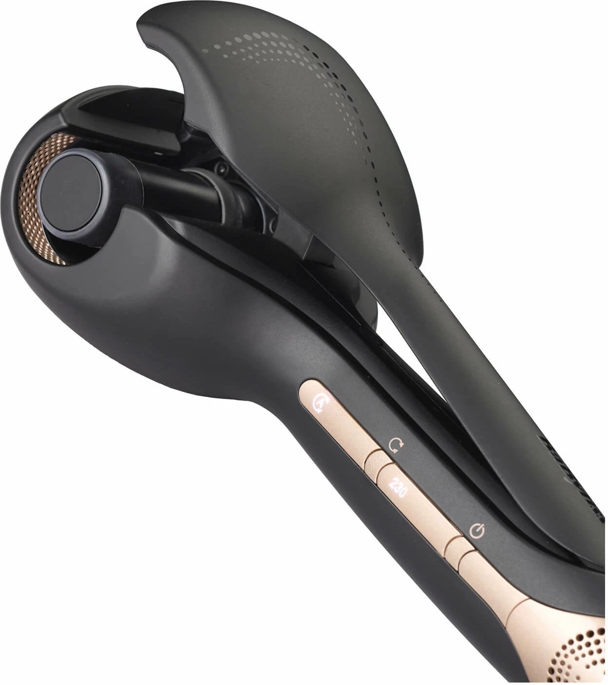 Ondulues flokësh automatik, BaByliss Wave Secret Air C1900E, 3 temperatura 180–230°C, motor dixhital, dhomë qeramike, ftohje me ajër, e zezë/rozë-aratë