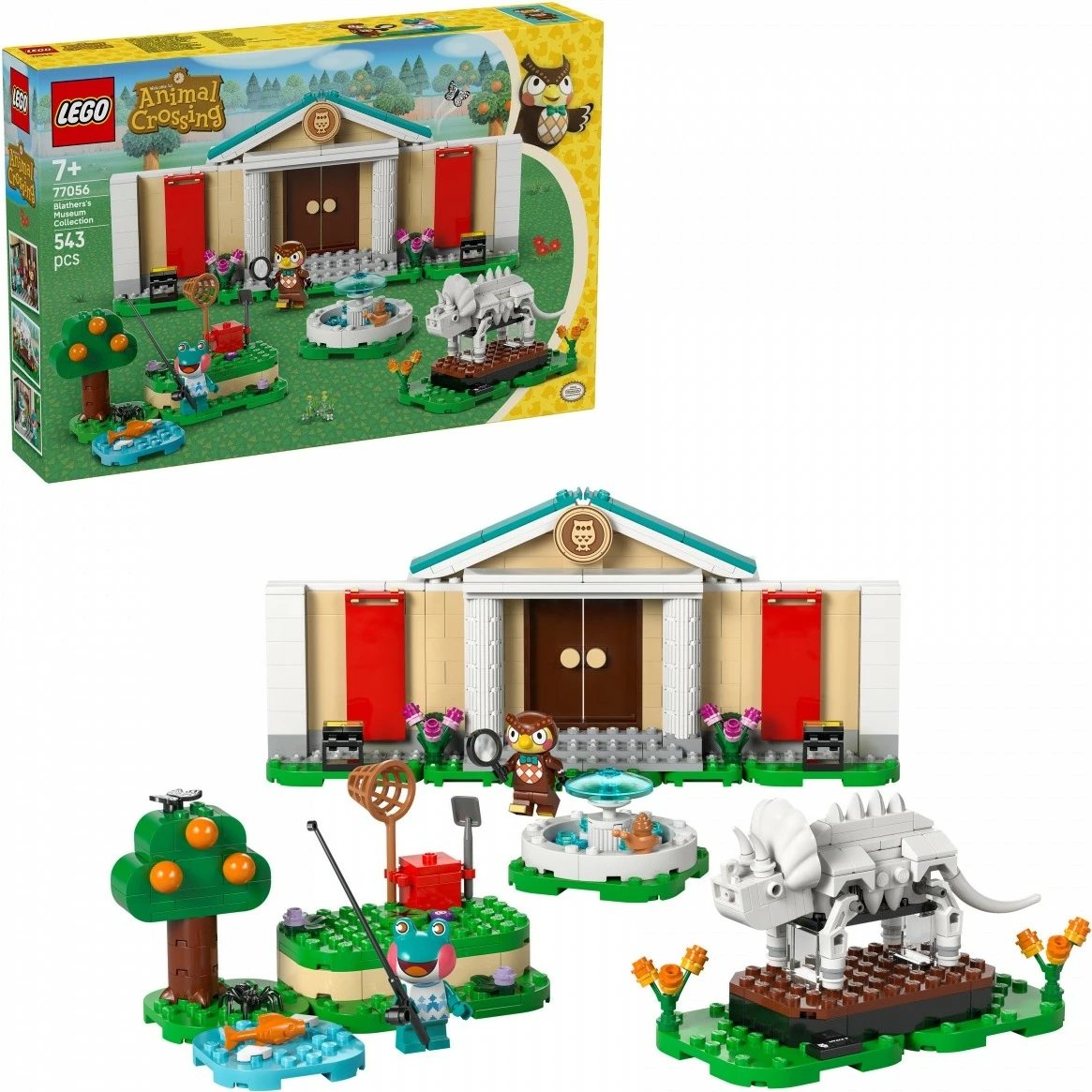 Set LEGO Animal Crossing Blathers and Museum Collection 77056, 543 pjesë