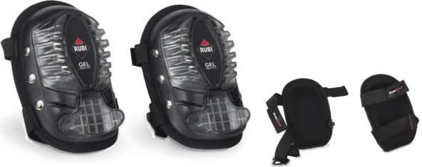 Mbrojtëse gjunjësh RUBI GEL KELIAI, xhel, e zezë, set 2 copë