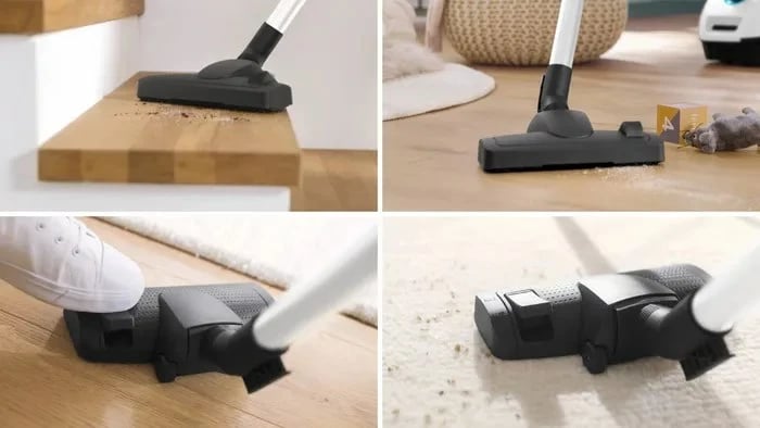 Fshesë me korent Bosch Serie 4 BGB41HYG1H, 600 W, me qese, e bardhë