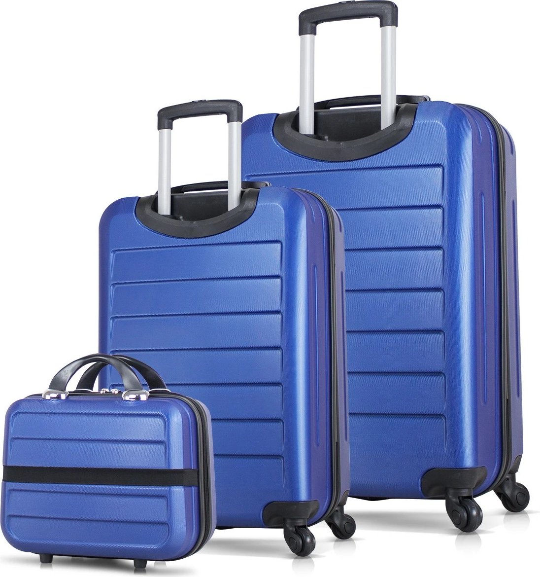 Set valixhesh (3 copë), ngjyrë kaltër, Zoozie Bags, 1659