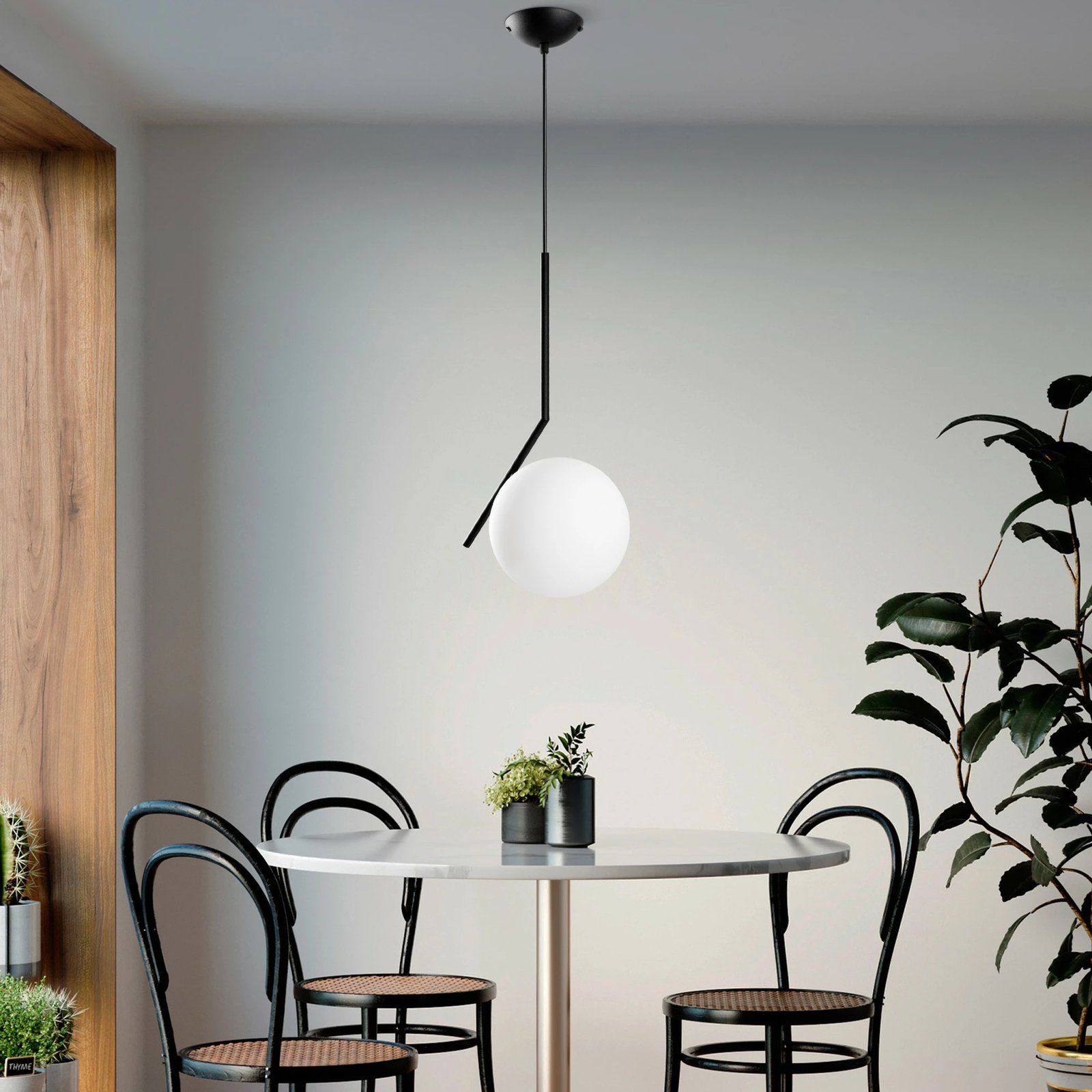 Llambë tavani Opviq, Luminar - 14110, ngjyrë e zezë