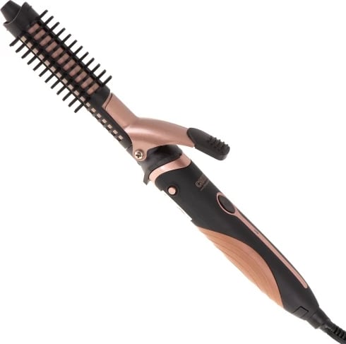 Set stilues flokësh 5-në-1, Adler Camry, CR 2024, 1200W, kordon rrotullues, ngjyrë e zezë/rozë metalike, set