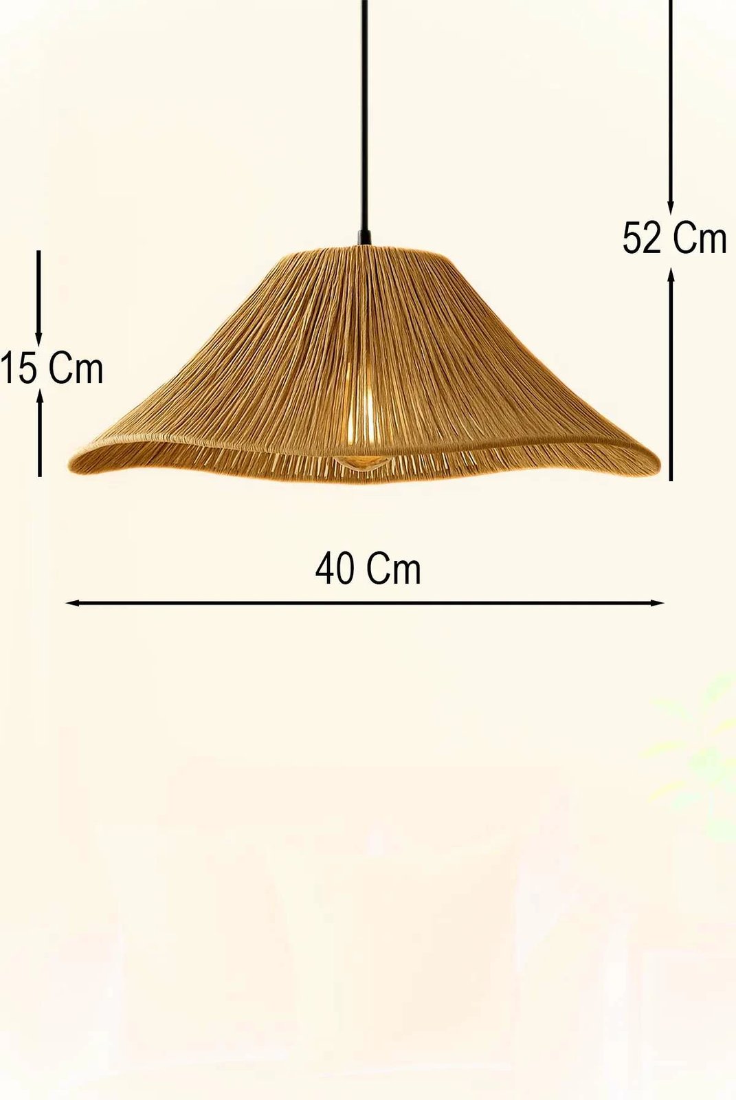 Llambë tavani Opviq, macrame, bezhë, Mirae Llambë tavani Opviq, macrame, bezhë, Mirae