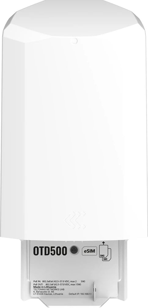 Ruter Teltonika OTD500100000, 5G, 4G LTE, 2x Gigabit Ethernet, i bardhë