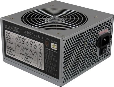 Kasë furnizim LC-Power LC500-12 V2.31, 350W, 80 PLUS Bronze, jo-modular, gri