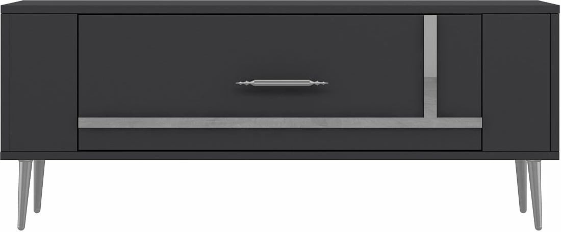 Komodë TV Skye Decor, anthracite, argjend, Retrop1