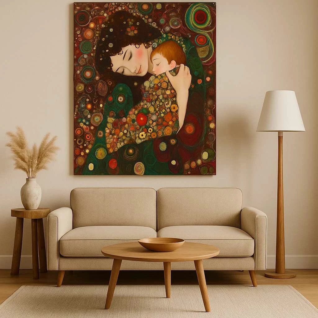 Pikturë dekorative në kanavacë, shumëngjyrëshe, Wallity, 70x100cm