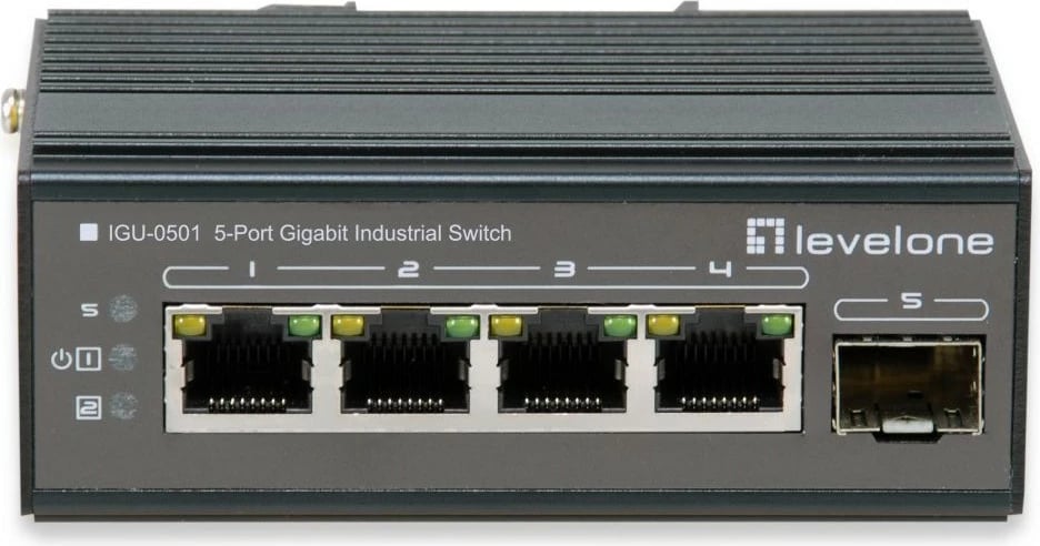 Switch LevelOne IGU-0501, Gigabit Ethernet, PoE, i zi
