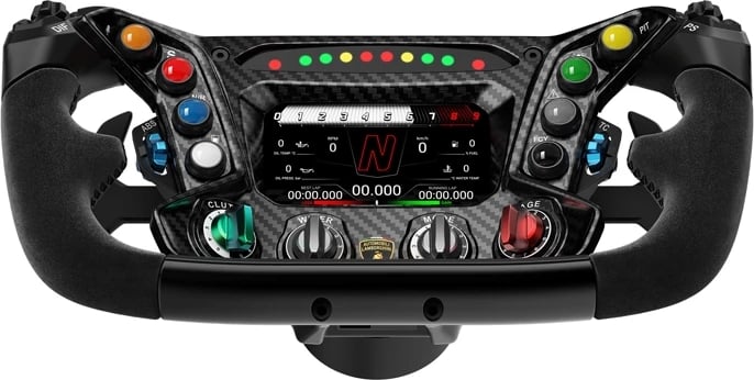Timon sim-racing Moza Racing RS070 Lamborghini Essenza SCV12, me ekran 4.3", fibra karboni, i zi