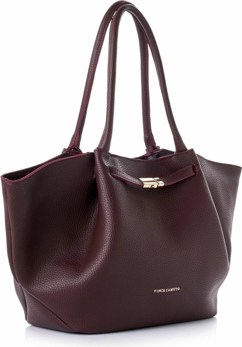 Çantë tote Vince Camuto, Prato, ngjyrë burgundy