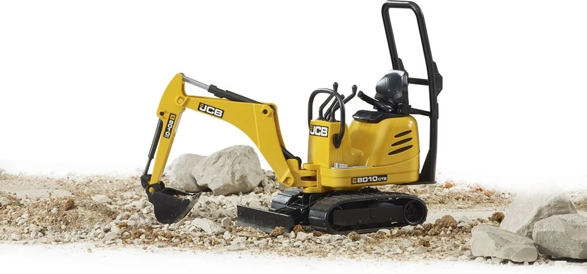 Ekskavator lodër BRUDER JCB 8010 CTS, 1:16, plastikë, verdhë
