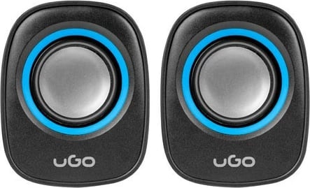 Altoparlantë kompjuteri UGo Tamu S100, 2.0, USB, Zi/Blu