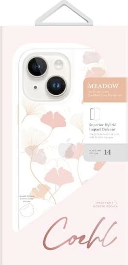 Mbështjellës UNIQ Coehl Meadow për iPhone 14 Plus, rozë