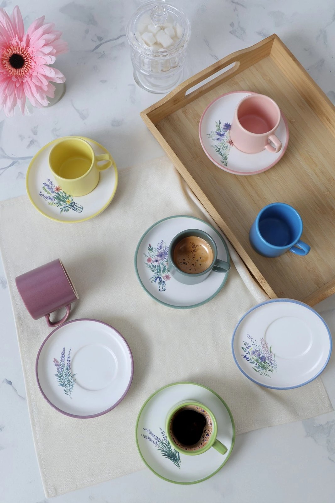 Set filxhanash kafeje (12 copë), Hermia Concept, X00017911