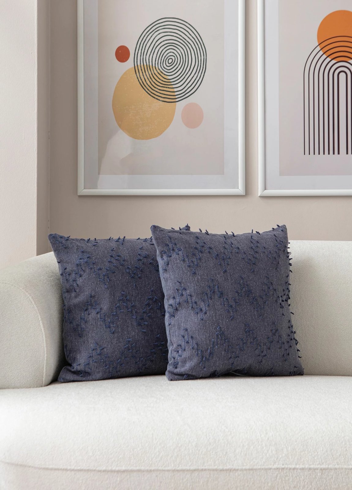 Set mbulesash për jastëk (2 copë), Evila Originals, Tuffet - blu v4