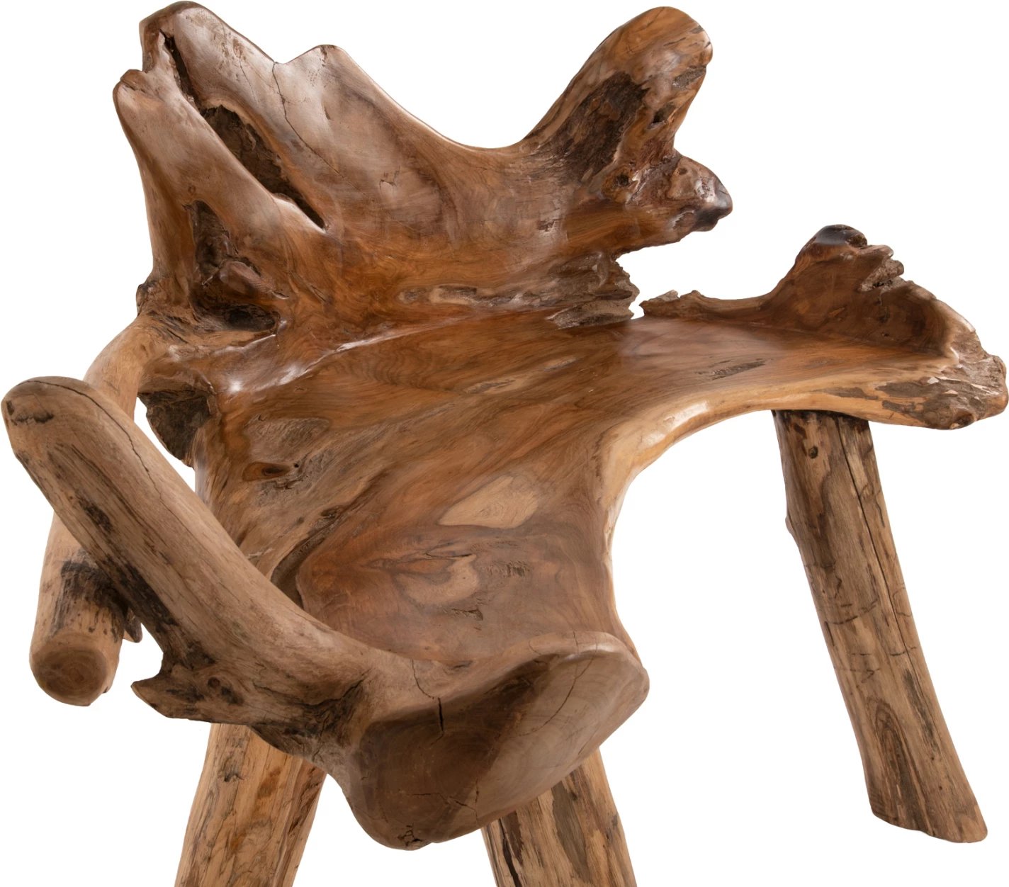 Stol FH9348 dru tik ngjyrë natyrale 120x88x80 cm