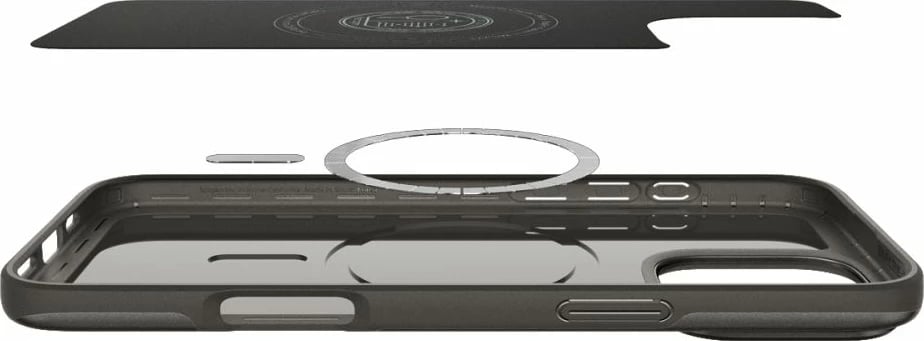 Mbështjellës Spigen Thin Fit MagSafe për iPhone 16 Pro, gunmetal