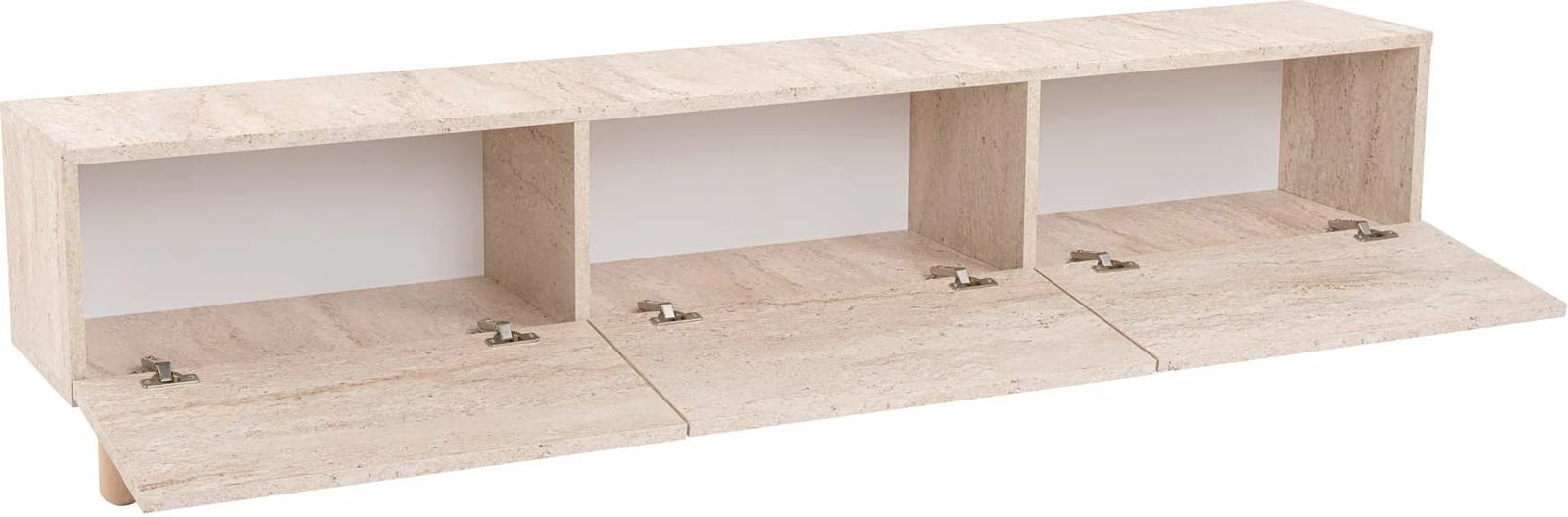 Komodë TV Skye Decor, ngjyrë travertine, Alvin